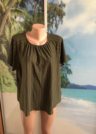 Блуза m&s collection  розлітайка xxl/46/18 розмір,блуза короткий рукав