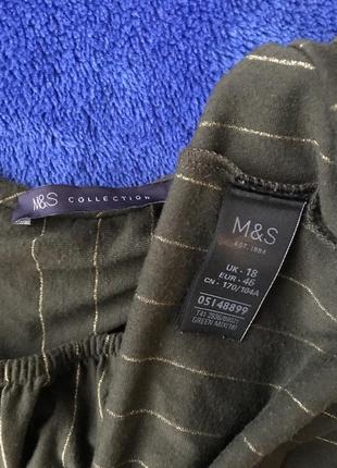 Блуза m&amp;s collection разлетайка xxl/46/18 размер,блуза короткий рукав8 фото