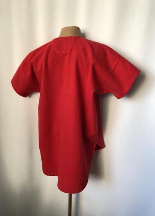 Вінтаж червона вовняна сорочка поло з короткими рукавами австралія тасманія2 фото