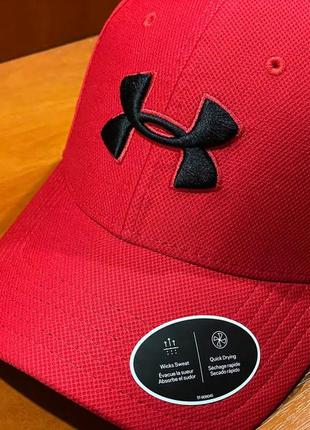 Under armour blitzing 3.0 cap 1305036 600 кепка блайзер бейсболка оригинал унисекс красная унисекс5 фото