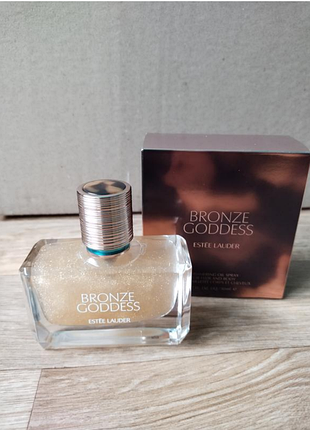 Масло-спрей с мерцающими частицами estée lauder bronze goddess