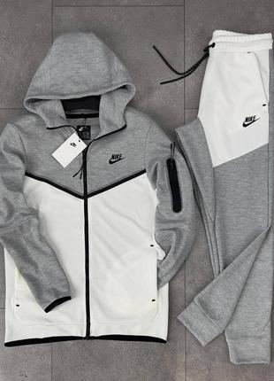 Спортивный костюм nike tech fleece черный/белый/серый и другие s, m, l, xl, xxl5 фото