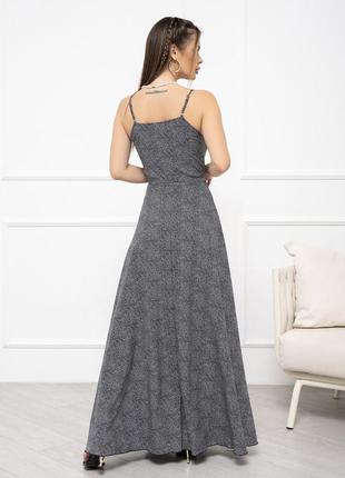 Платье сарафан длинный в пол черный3 фото
