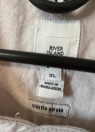 Хлопковая рубашка river island xl5 фото