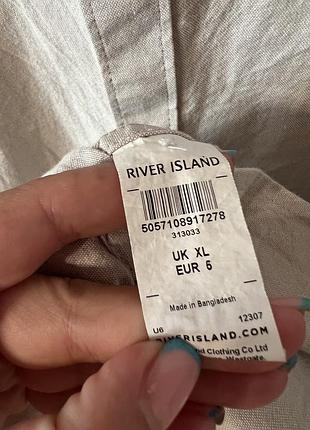 Хлопковая рубашка river island xl4 фото