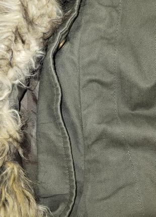 Куртка парка, мех на капюшоне отстегивается9 фото