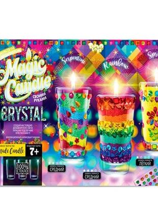 Набір креативної творчості "magic candle crystal"парафінові свічки своїми руками (5), шт