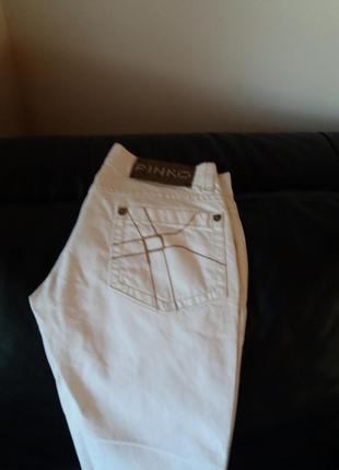 Класичні білі джинси італійського бренду pinko5 фото