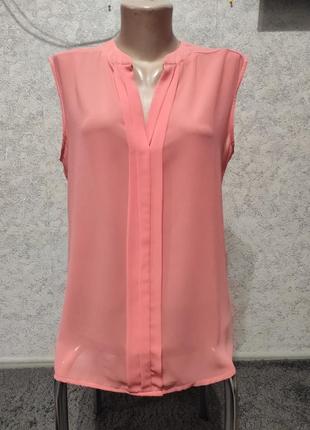 Стильная женская блузка тм alluan, нежно кораллового цвета, 42размер