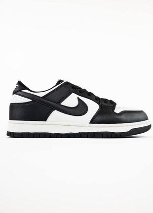 Кроссовки nike dunk low black white retro 36-45.