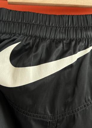 Nike vintage swoosh оригинал мужские нейлоновые спортивные шорты размер m б у6 фото