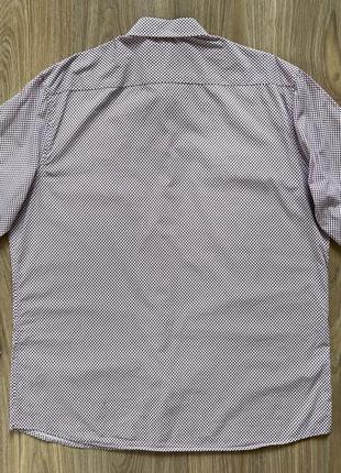 Чоловіча класична бавовняна сорочка з візерунком eterna3 фото