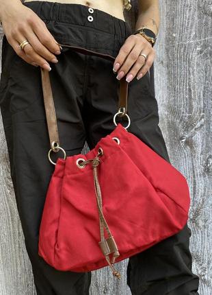 Сумочка, сумка женская, красный2 фото