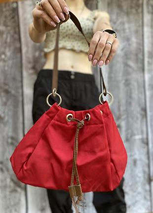 Сумочка, сумка женская, красный1 фото