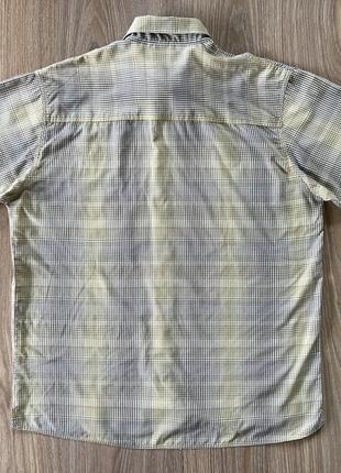Мужская быстросохнущая туристическая рубашка с коротким рукавом k-tec3 фото