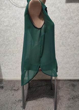 Стильна жіноча блуза тм h&m, 34 розмір
зелений колір.2 фото