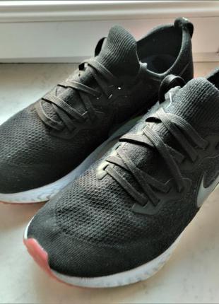 Кросівки nike epic react flyknit 2 graphite black bq8928-003 оригінал2 фото