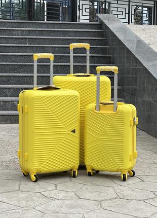 Валіза модель 266 wings ,абс пластик +полікарбонат ,великий ,середній ,маленький ,ручна поклажа,чемодан ,дорожня сумка