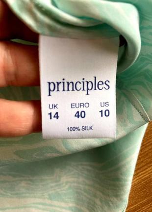 Красивая, нежная блуза -100% шелк от бренда/ principles / англия.2 фото