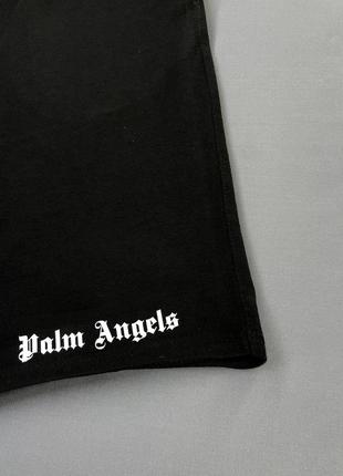 Шорты palm angels черные5 фото