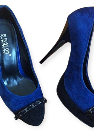 Туфли классика лодочки натуральная замша италия