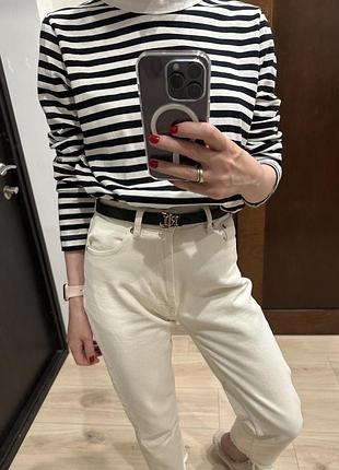 Двухсторонний кожаный пояс, ремень.