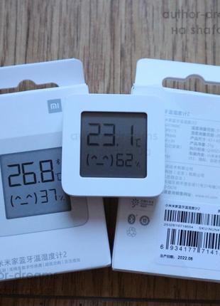 Bluetooth датчик температуры и влажности термометр xiaomi mijia temperature and humidity monitor 27 фото