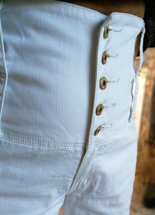 Чудесные джинсы с вышивкой завышенной высокой талией посадкой прямые широкие baby phat6 фото