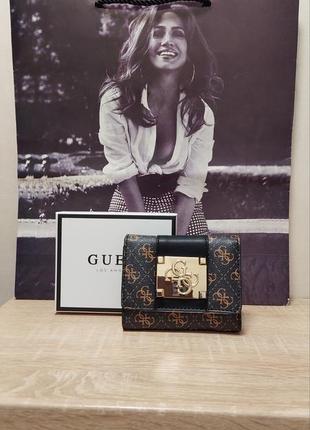 Вместительный женский кошелек кошелек guess оригинал оригинал