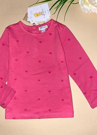 Кофточка розового цвета в сердечки/Розовый размер: 80 (12/18 мес.)// бренд: ovs