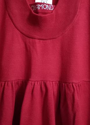 Женский красный прекрасный блузон4 фото
