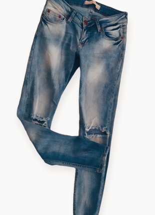 Идеальные скошенные джинсы дырки на коленях качество супер1 фото