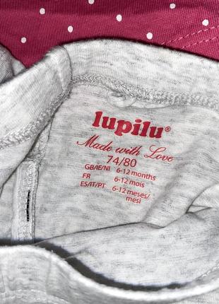 Комплект для девочки: лосинки + кофта 16, бренд: lupilu/500 размер: 74/80 (6/12 мес.)2 фото