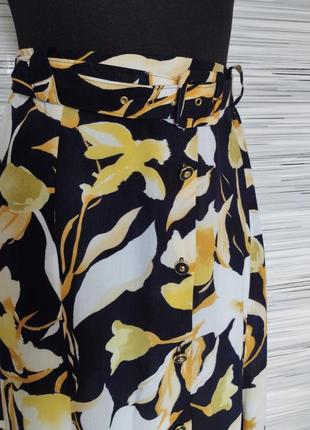 Винтажная юбка цветочный принт3 фото