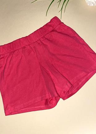 Шорты розового цвета\0p размер: 5/6 лет/2 лет/ бренд: ovs