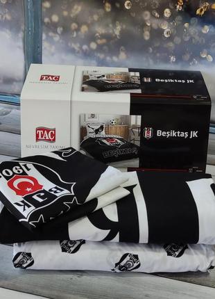 Постельное белье полуторное детское ранфорс tac besiktas