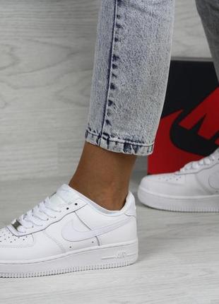 Nike air force 1 low 🔺женские кроссовки найк белые 🔺36-413 фото