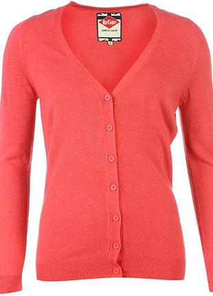 Новый, брендовый, розовый кардиган, свитер, кофта, lee сooper, р. xs, s