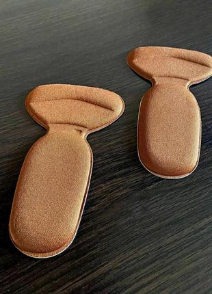 Накладки вкладиші для взуття від натирання п'ят heel pad dark brown3 фото