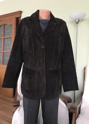 Кожаная куртка- пиджак generous