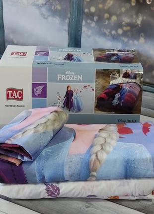Постельное белье полуторное детское ранфорс tac frozen