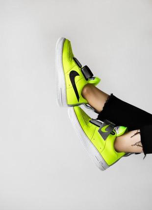 Яркие и стильные кроссовки nike в салатовом цвете (весна-лето-осень)😍6 фото