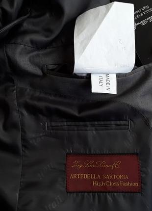 Фірмовий італійський піджак artedella sartoria, оригінал,новий,made in italy,100% вовна.8 фото