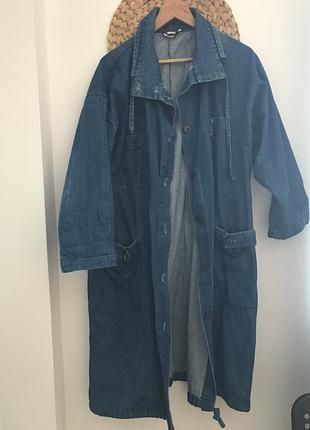 Джинсовий тренч