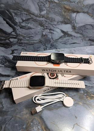 Смарт часы smart watch gs8 ultra 45mm. с функцией звонка. черные4 фото