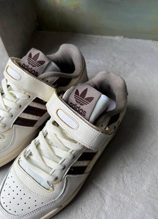 Кросівки жіночі/ чоловічі adidas forum 84 low brown6 фото