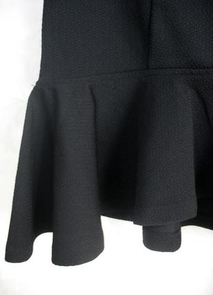 Черная юбка с воланом forewer5 фото
