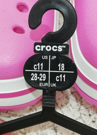 Клоги, крокси, сабо, босоніжки crocs з 11, р. 28-29,3 фото