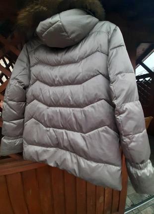 Зимняя куртка с натуральным мехом7 фото