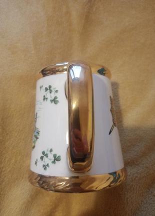 Коллекционная фарфоровая чашка из ирландии3 фото